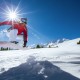 Springtime snowboarding